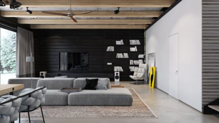 Гостиная в стиле лофт – предпочтение креативной творческой богемы (240+Фото). Эффектный дизайн с минимальной отделкой (мебель, освещение, предметы интерьера)