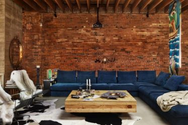 Гостиная в стиле лофт – предпочтение креативной творческой богемы (240+Фото). Эффектный дизайн с минимальной отделкой (мебель, освещение, предметы интерьера)