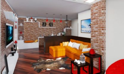 Гостиная в стиле лофт – предпочтение креативной творческой богемы (240+Фото). Эффектный дизайн с минимальной отделкой (мебель, освещение, предметы интерьера)