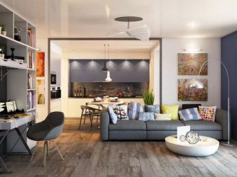 Гостиная в стиле лофт – предпочтение креативной творческой богемы (240+Фото). Эффектный дизайн с минимальной отделкой (мебель, освещение, предметы интерьера)