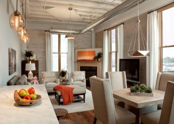 Гостиная в стиле лофт – предпочтение креативной творческой богемы (240+Фото). Эффектный дизайн с минимальной отделкой (мебель, освещение, предметы интерьера)