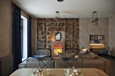 Гостиная в стиле лофт – предпочтение креативной творческой богемы (240+Фото). Эффектный дизайн с минимальной отделкой (мебель, освещение, предметы интерьера)