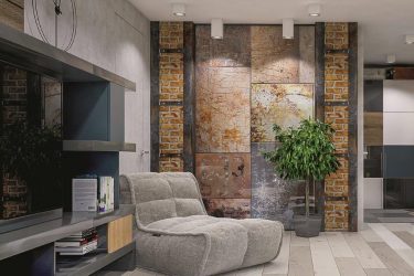 Гостиная в стиле лофт – предпочтение креативной творческой богемы (240+Фото). Эффектный дизайн с минимальной отделкой (мебель, освещение, предметы интерьера)