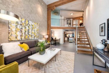 Гостиная в стиле лофт – предпочтение креативной творческой богемы (240+Фото). Эффектный дизайн с минимальной отделкой (мебель, освещение, предметы интерьера)