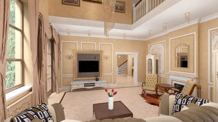 Дизайн гостиной в частном доме. Приемы оформления и ТОП-6 бюджетных способов преображения + 200 ФОТО