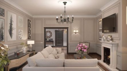 Дизайн гостиной в частном доме. Приемы оформления и ТОП-6 бюджетных способов преображения + 200 ФОТО