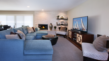 Дизайн гостиной в частном доме. Приемы оформления и ТОП-6 бюджетных способов преображения + 200 ФОТО