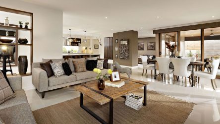 Дизайн гостиной в частном доме. Приемы оформления и ТОП-6 бюджетных способов преображения + 200 ФОТО