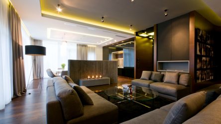 Дизайн гостиной в частном доме. Приемы оформления и ТОП-6 бюджетных способов преображения + 200 ФОТО