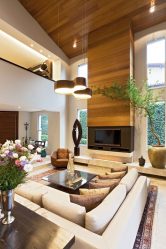 Дизайн гостиной в частном доме. Приемы оформления и ТОП-6 бюджетных способов преображения + 200 ФОТО