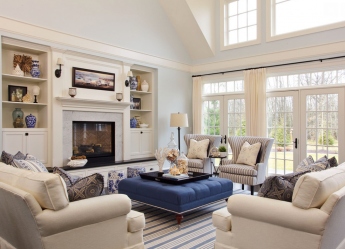 Дизайн гостиной в частном доме. Приемы оформления и ТОП-6 бюджетных способов преображения + 200 ФОТО