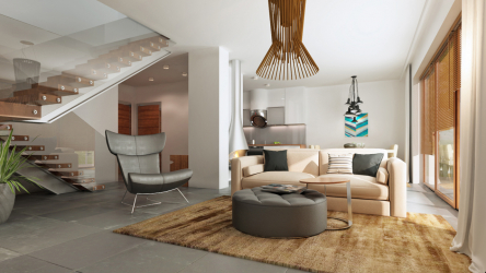 Дизайн гостиной в частном доме. Приемы оформления и ТОП-6 бюджетных способов преображения + 200 ФОТО