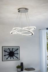 Хрустальные люстры в интерьере гостиной и спальни. Создаем красивое освещение: 150+Фото (потолочные, подвесные, классические)