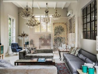 Хрустальные люстры в интерьере гостиной и спальни. Создаем красивое освещение: 150+Фото (потолочные, подвесные, классические)