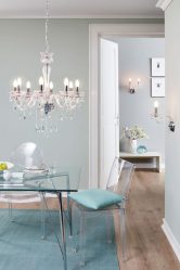 Хрустальные люстры в интерьере гостиной и спальни. Создаем красивое освещение: 150+Фото (потолочные, подвесные, классические)
