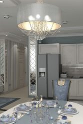 Хрустальные люстры в интерьере гостиной и спальни. Создаем красивое освещение: 150+Фото (потолочные, подвесные, классические)