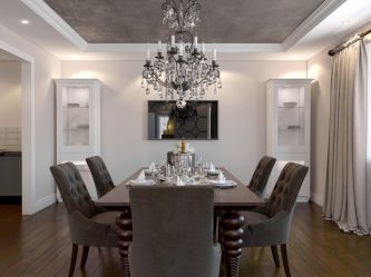 Хрустальные люстры в интерьере гостиной и спальни. Создаем красивое освещение: 150+Фото (потолочные, подвесные, классические)