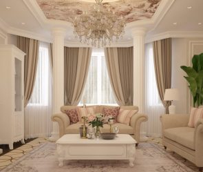 Хрустальные люстры в интерьере гостиной и спальни. Создаем красивое освещение: 150+Фото (потолочные, подвесные, классические)