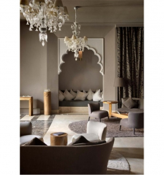 Хрустальные люстры в интерьере гостиной и спальни. Создаем красивое освещение: 150+Фото (потолочные, подвесные, классические)