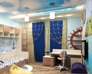 Современные Шторы в детскую комнату для мальчиков и девочек: Красивые новинки (175+ Фото)