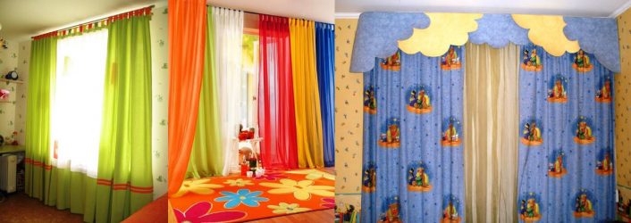 Современные Шторы в детскую комнату для мальчиков и девочек: Красивые новинки (175+ Фото)