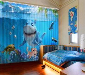 Современные Шторы в детскую комнату для мальчиков и девочек: Красивые новинки (175+ Фото)