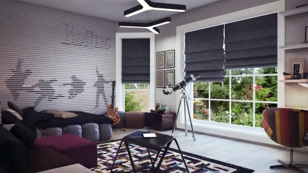 Современные Шторы в детскую комнату для мальчиков и девочек: Красивые новинки (175+ Фото)