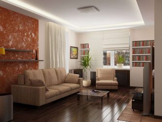 Интерьер маленькой гостиной: 190+ (Фото) Современных идей (мебель, обои, зонирование)