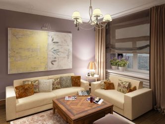 Интерьер маленькой гостиной: 190+ (Фото) Современных идей (мебель, обои, зонирование)