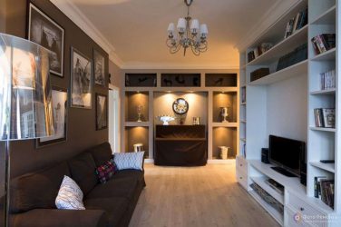 Интерьер маленькой гостиной: 190+ (Фото) Современных идей (мебель, обои, зонирование)