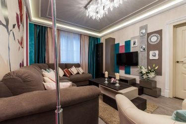 Интерьер маленькой гостиной: 190+ (Фото) Современных идей (мебель, обои, зонирование)