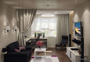 Интерьер маленькой гостиной: 190+ (Фото) Современных идей (мебель, обои, зонирование)