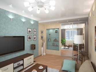 Интерьер маленькой гостиной: 190+ (Фото) Современных идей (мебель, обои, зонирование)