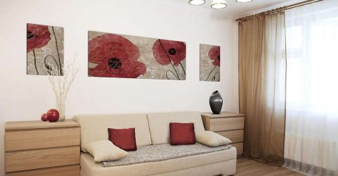 Интерьер маленькой гостиной: 190+ (Фото) Современных идей (мебель, обои, зонирование)