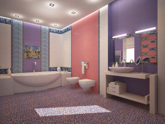 Варианты отделки Ванной комнаты Кафелем (175+ Фото). Создаем дизайн, который запомнится