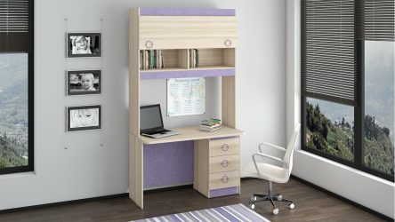 Как выбрать письменный стол с ящиками и полкой (+190 Фото). Практично организовываем пространство