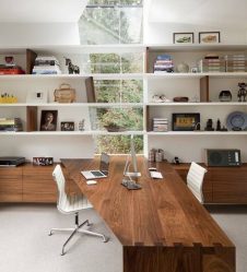 Как выбрать письменный стол с ящиками и полкой (+190 Фото). Практично организовываем пространство