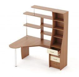 Как выбрать письменный стол с ящиками и полкой (+190 Фото). Практично организовываем пространство