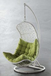 Подвесное Кресло из натурального и искусственного ротанга: 195+ Фото вариантов (плетеное, макраме, с чехлом)