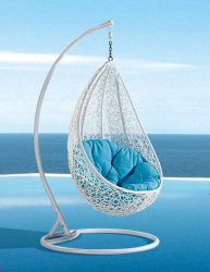 Подвесное Кресло из натурального и искусственного ротанга: 195+ Фото вариантов (плетеное, макраме, с чехлом)