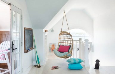 Подвесное Кресло из натурального и искусственного ротанга: 195+ Фото вариантов (плетеное, макраме, с чехлом)