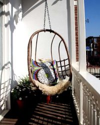 Подвесное Кресло из натурального и искусственного ротанга: 195+ Фото вариантов (плетеное, макраме, с чехлом)