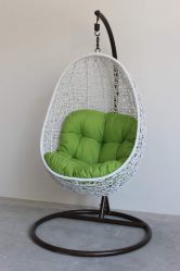 Подвесное Кресло из натурального и искусственного ротанга: 195+ Фото вариантов (плетеное, макраме, с чехлом)