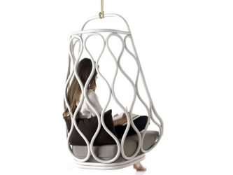 Подвесное Кресло из натурального и искусственного ротанга: 195+ Фото вариантов (плетеное, макраме, с чехлом)