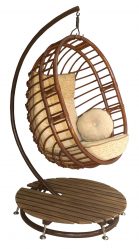 Подвесное Кресло из натурального и искусственного ротанга: 195+ Фото вариантов (плетеное, макраме, с чехлом)