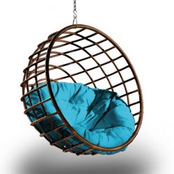 Подвесное Кресло из натурального и искусственного ротанга: 195+ Фото вариантов (плетеное, макраме, с чехлом)