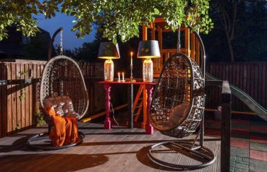 Подвесное Кресло из натурального и искусственного ротанга: 195+ Фото вариантов (плетеное, макраме, с чехлом)