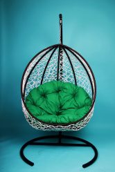 Подвесное Кресло из натурального и искусственного ротанга: 195+ Фото вариантов (плетеное, макраме, с чехлом)