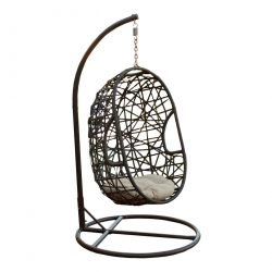 Подвесное Кресло из натурального и искусственного ротанга: 195+ Фото вариантов (плетеное, макраме, с чехлом)