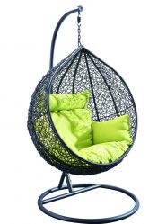 Подвесное Кресло из натурального и искусственного ротанга: 195+ Фото вариантов (плетеное, макраме, с чехлом)